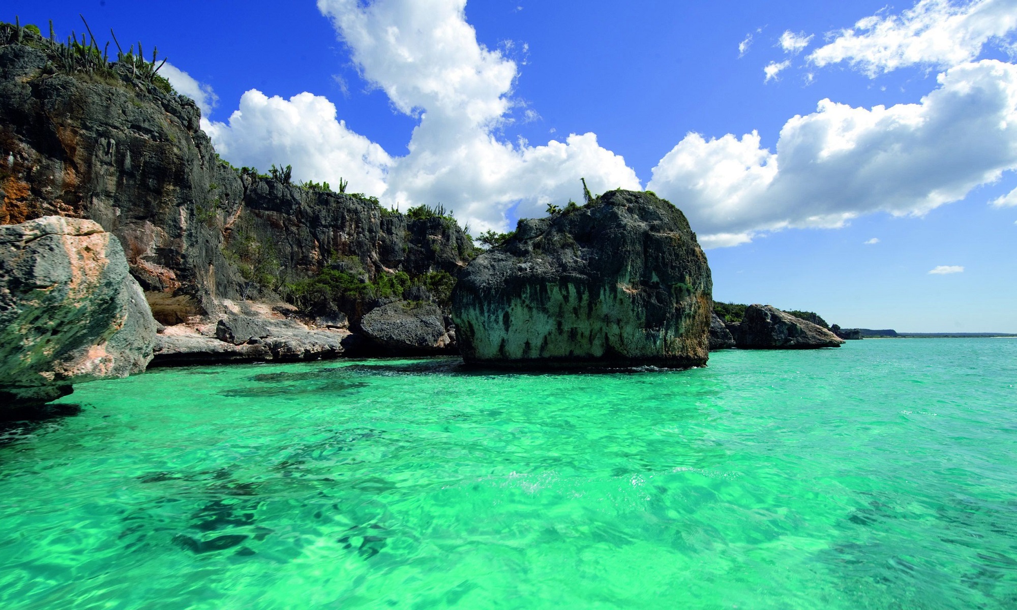 Dominican beach.